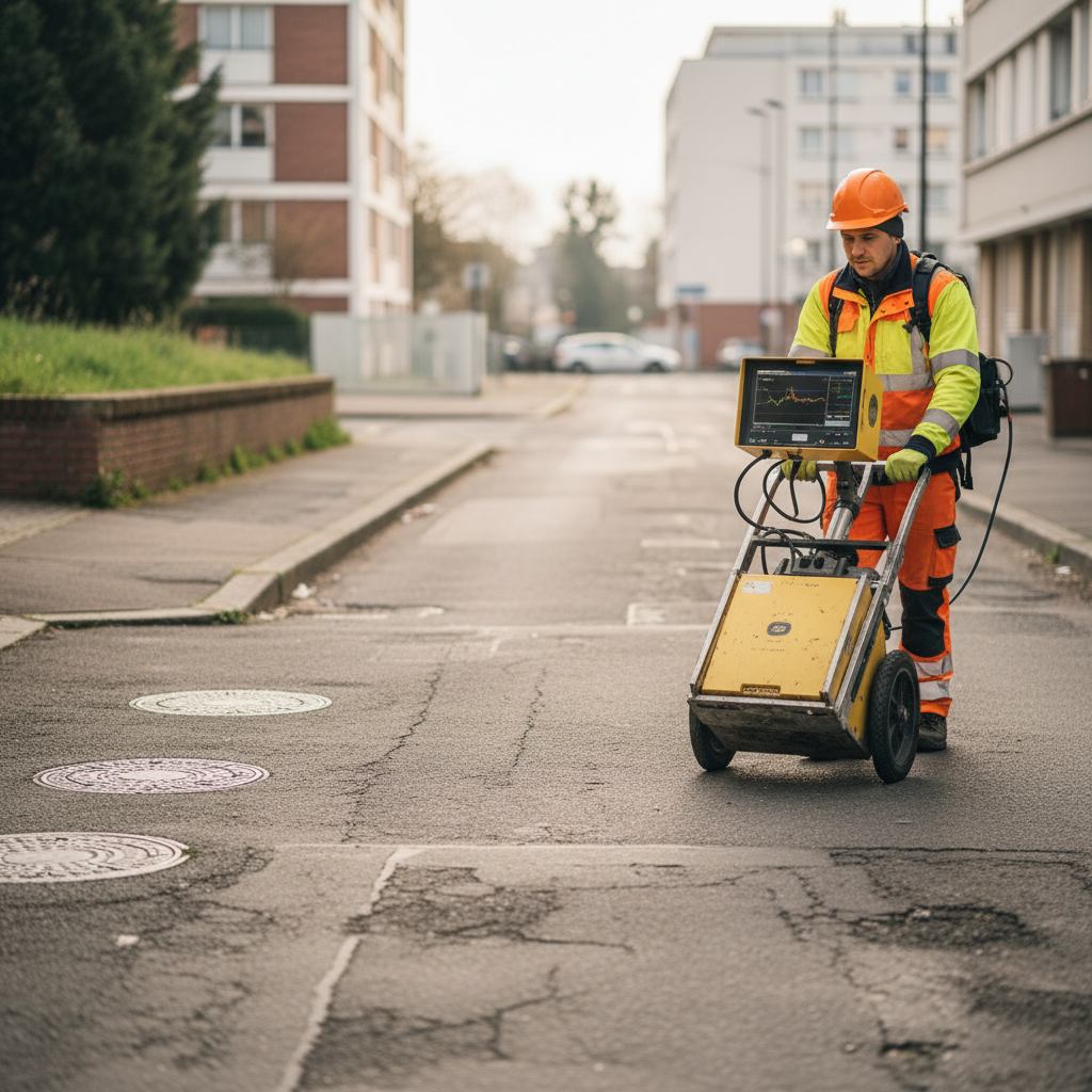 Détection de réseaux enterrés à Trappes : solutions professionnelles