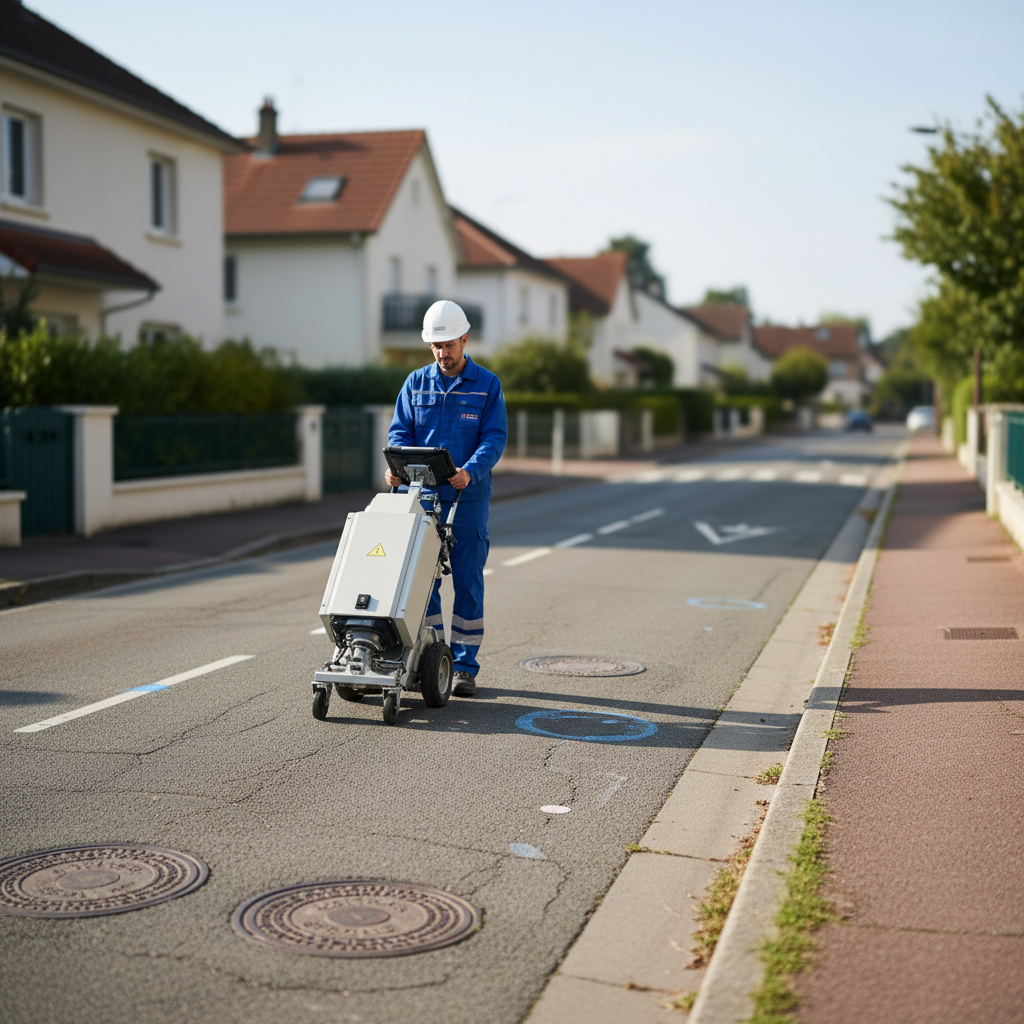 Détection de réseaux enterrés à Saint-Cyr-l'École : Guide complet