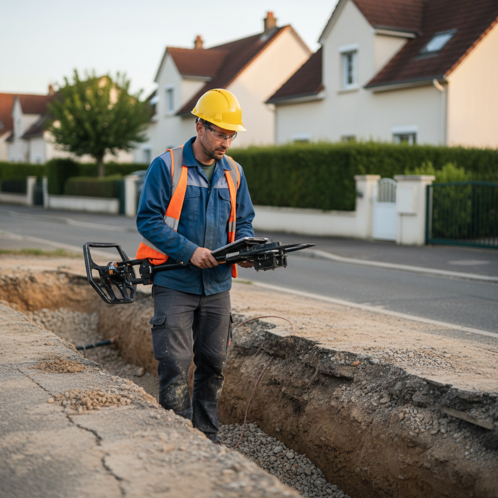 Détection de réseaux enterrés à Aubergenville : Guide complet